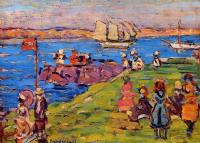 Prendergast, Maurice Brazil - Harbor, Afternoon